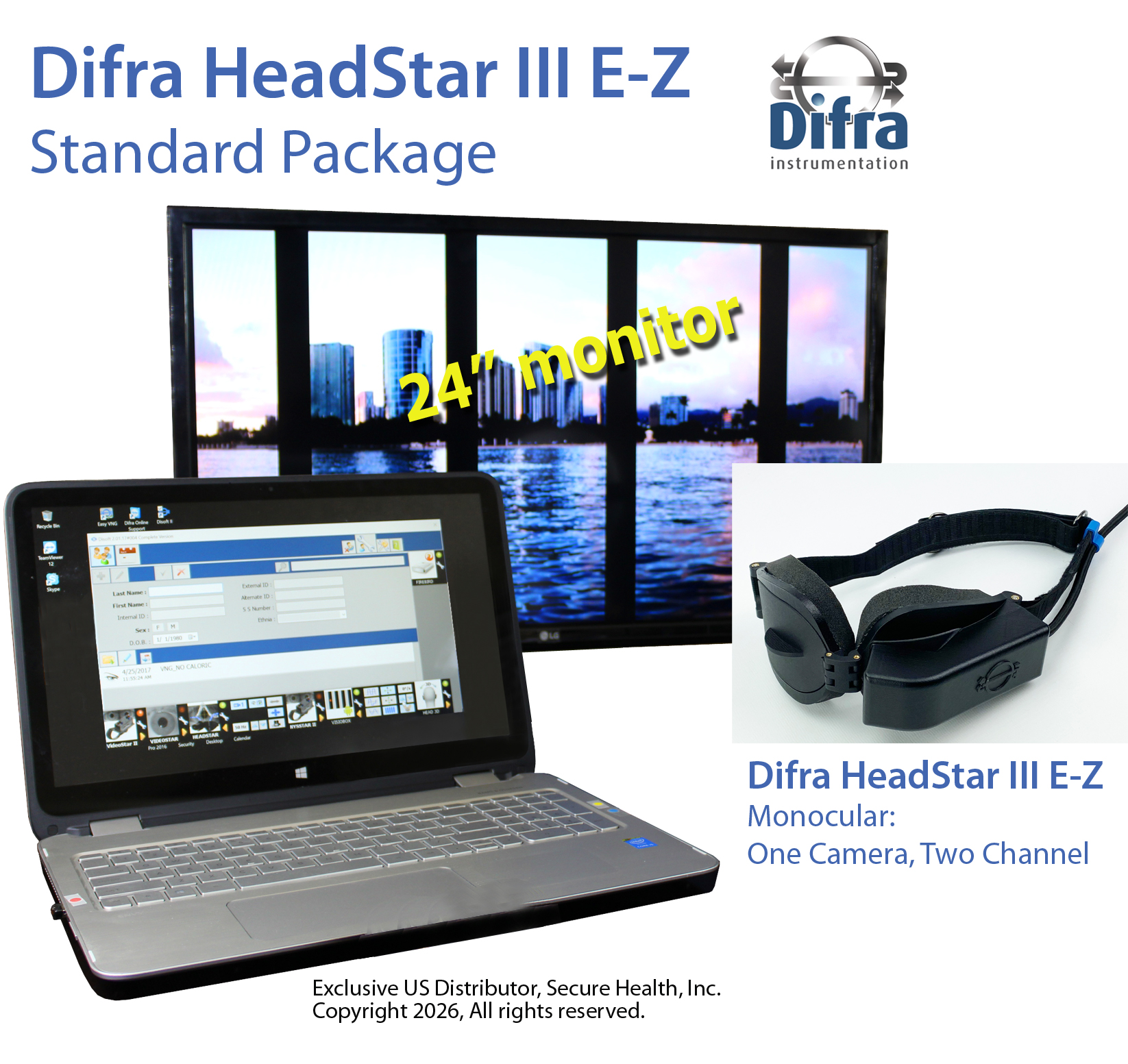 Difra HeadStar III EZ VNG, Standard Package, VNG Equipment