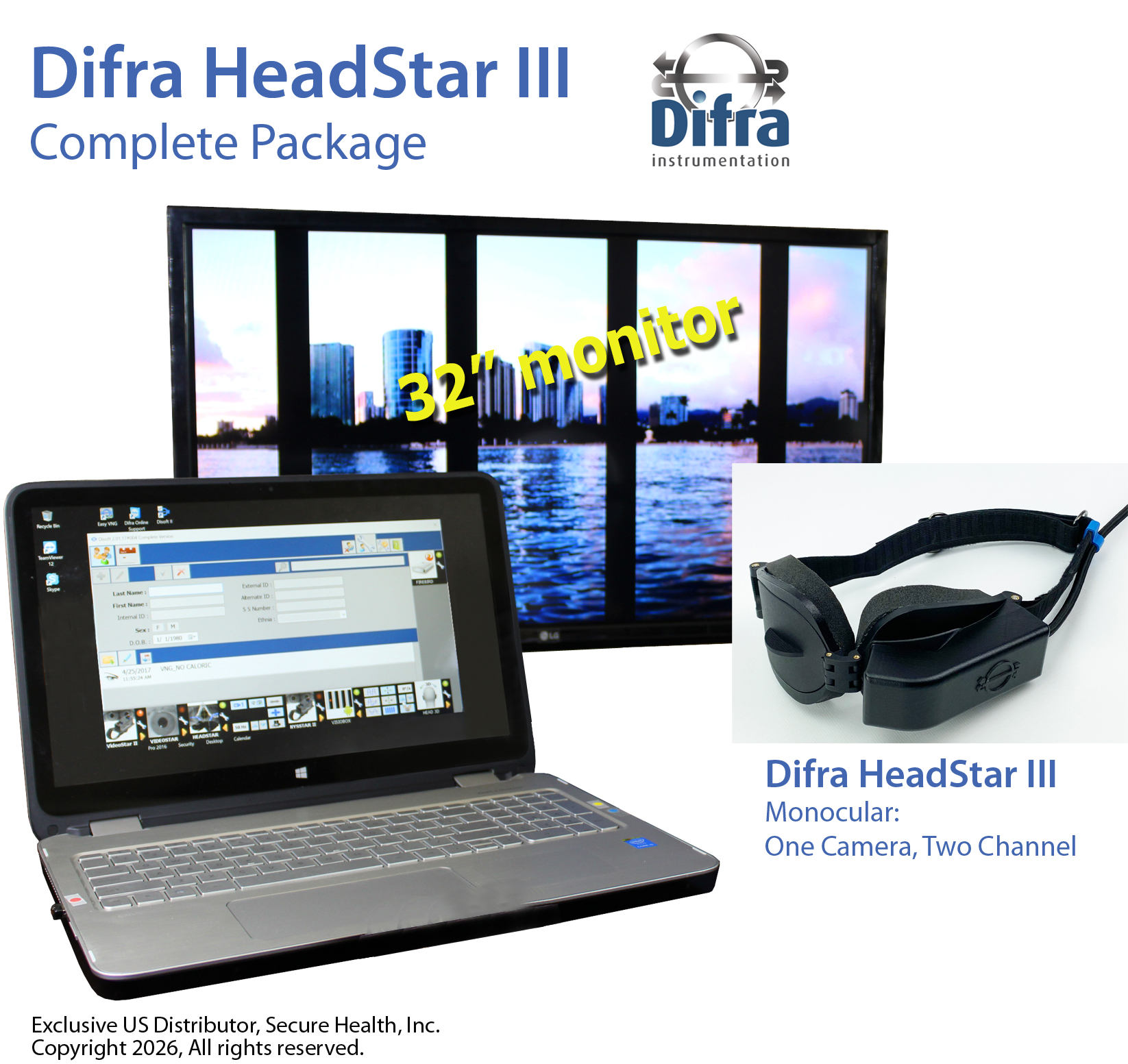 Difra HeadStar III VNG, Complete Package, VNG Equipment