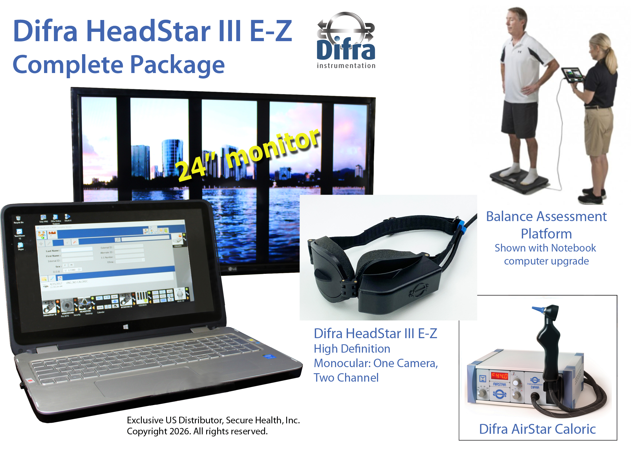 Difra HeadStar III E-Z, Complete Package, VNG Equipment
